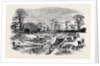 Commencement of the Metropolitan High-Level Sewer Near the Victoria Park. by Anonymous