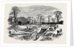 Commencement of the Metropolitan High-Level Sewer Near the Victoria Park. by Anonymous