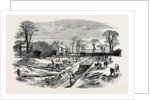 Commencement of the Metropolitan High-Level Sewer Near the Victoria Park. by Anonymous