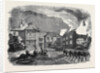 Destruction by Fire of Birdingbury Hall Warwickshire from a Sketch by Mr. R.G. Sweeting of Southam by Anonymous