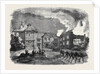 Destruction by Fire of Birdingbury Hall Warwickshire from a Sketch by Mr. R.G. Sweeting of Southam by Anonymous