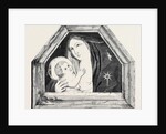 Ancient Marble Bas-Relief the Madonna and Child in the South Kensington Museum by Anonymous
