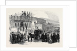 Arrival of Neapolitan Exiles at Paddington Station London by Anonymous