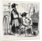 Fixing Hair a La Teapot China by Anonymous
