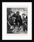 Beggars at a Church Door at Rome, at the Exhibition of the Institution of Fine Arts by Anonymous