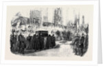 Reinterment of John Hunter's Remains in Westminster Abbey by Anonymous