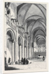 Queen Matilda's Church at Caen Normandy from a Sketch by G. Bouet by Anonymous