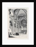 Queen Matilda's Church at Caen Normandy from a Sketch by G. Bouet by Anonymous
