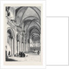 Queen Matilda's Church at Caen Normandy from a Sketch by G. Bouet by Anonymous
