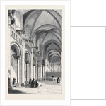 Queen Matilda's Church at Caen Normandy from a Sketch by G. Bouet by Anonymous