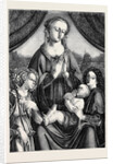 The Virgin Adoring the Infant Saviour, in the National Gallery by Anonymous