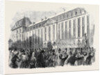 Departure of French Troops for Italy a French Regiment of the Line Leaving the Prince Eugene Barracks Paris by Anonymous