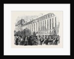 Departure of French Troops for Italy a French Regiment of the Line Leaving the Prince Eugene Barracks Paris by Anonymous