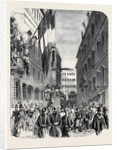 The War in Italy Reception of the Zouaves at Genoa by Anonymous