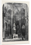 Interior of the Church of St. Lawrence Nuremberg, in the Exhibition of the Society of Painters in Water Colours by Anonymous