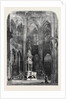 Interior of the Church of St. Lawrence Nuremberg, in the Exhibition of the Society of Painters in Water Colours by Anonymous