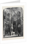 Interior of the Church of St. Lawrence Nuremberg, in the Exhibition of the Society of Painters in Water Colours by Anonymous
