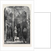 Interior of the Church of St. Lawrence Nuremberg, in the Exhibition of the Society of Painters in Water Colours by Anonymous