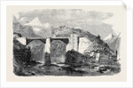 The War Bridge Over the Doveria at Crevola Forming Part of the Great Military Road Over the Simplon Into Italy by Anonymous
