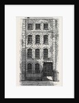 House in which Handel Lived 57 Brooke Street London by Anonymous