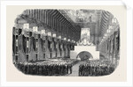 The Lying in State in the Church Santa Chiara Obsequies of the Late King of Naples by Anonymous