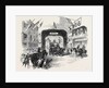 Triumphal Arch in Tavern-Street, Ipswich, Prince Albert Visiting the Sections, Meeting of the British Association at Ipswich by Anonymous