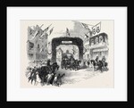 Triumphal Arch in Tavern-Street, Ipswich, Prince Albert Visiting the Sections, Meeting of the British Association at Ipswich by Anonymous