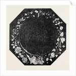 Ornamented Marble Table by Anonymous