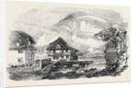 Inundation of the River Aar, at Unterseen, Switzerland, on August 1, Remains of the Bridge by Anonymous