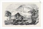 Inundation of the River Aar, at Unterseen, Switzerland, on August 1, Remains of the Bridge by Anonymous