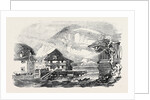 Inundation of the River Aar, at Unterseen, Switzerland, on August 1, Remains of the Bridge by Anonymous