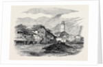 Inundation of the River Aar, at Unterseen, Switzerland, on August 1, Remains of Houses above the Bridge by Anonymous