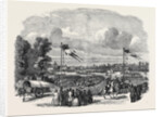 The Great Exhibition Fetes at Paris, Grand Review in the Champ De Mars by Anonymous