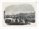 The Great Exhibition Fetes at Paris, the Grand Review, Bridge of Boats and Attack on the Trocadero by Anonymous