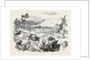 The War in Kaffraria, Kaffirs Attacking Infantry in Keiskamma Gorge by Anonymous