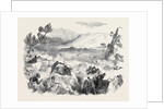 The War in Kaffraria, Kaffirs Attacking Infantry in Keiskamma Gorge by Anonymous