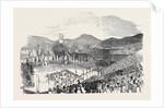 The Ceremony in the Marketplace of Vevey, La Fete Des Vignerons, at Vevey by Anonymous