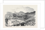 The Ceremony in the Marketplace of Vevey, La Fete Des Vignerons, at Vevey by Anonymous