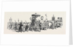 La Fete Des Vignerons, at Vevey: The People Walking on the Left Represent Winter by Anonymous