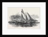 The Match by the Club of All Nations at Cowes, the America Yacht Making a Start Ahead by Anonymous