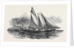 The Match by the Club of All Nations at Cowes, the America Yacht Making a Start Ahead by Anonymous