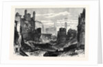 London Improvements: Demolitions in the Poultry for the New Street Leading from the Thames Embankment UK 1869 by Anonymous