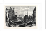 London Improvements: Demolitions in the Poultry for the New Street Leading from the Thames Embankment UK 1869 by Anonymous