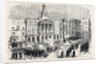 The Revolt at Cadiz: Troops Attacking the Town Hall Spain 1869 by Anonymous