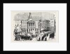 The Revolt at Cadiz: Troops Attacking the Town Hall Spain 1869 by Anonymous