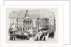 The Revolt at Cadiz: Troops Attacking the Town Hall Spain 1869 by Anonymous