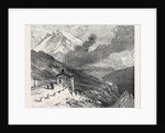 The New Overland Route to India: The Railway Over the Alps Summit of Mont Cenis and Lake 1869 by Anonymous