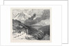 The New Overland Route to India: The Railway Over the Alps Summit of Mont Cenis and Lake 1869 by Anonymous