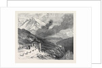 The New Overland Route to India: The Railway Over the Alps Summit of Mont Cenis and Lake 1869 by Anonymous