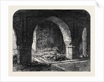 Arch in the Old Fort Calcutta India 1869 by Anonymous